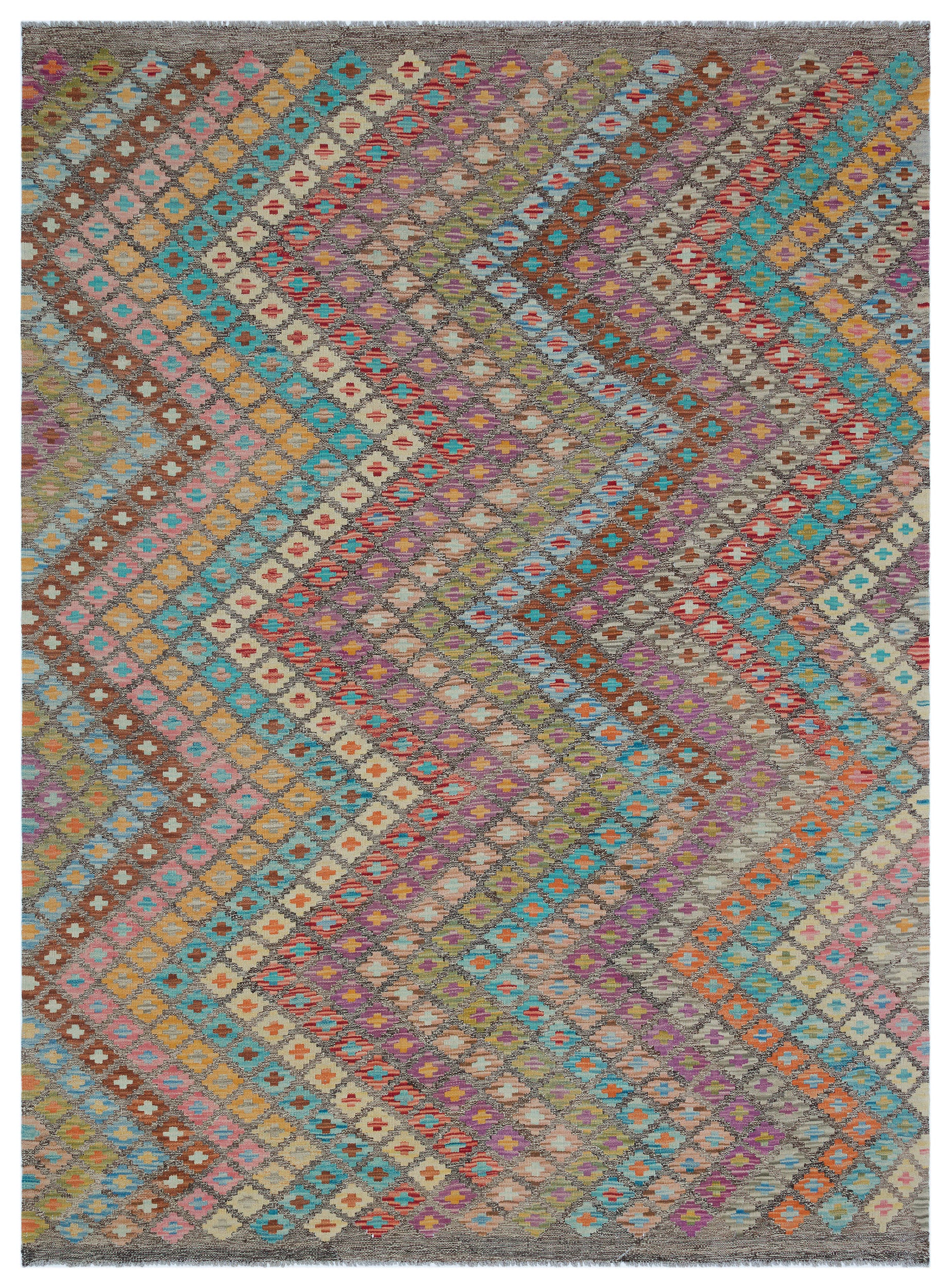 Naturel Over Dyed Kandahar Rug 6'0'' x 8'1'' ft 184 x 247 cm