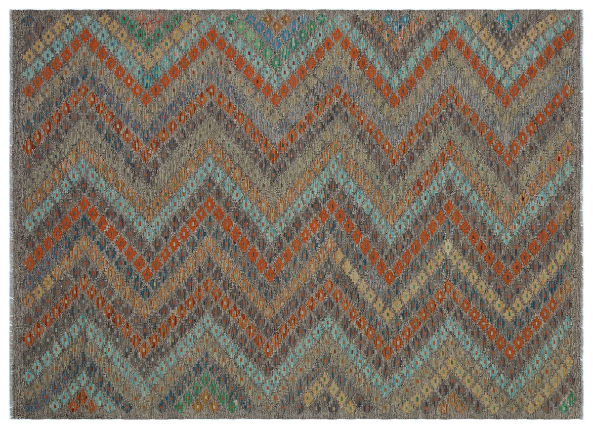 Naturel Over Dyed Kandahar Rug 5&#39;12&#39;&#39; x 8&#39;1&#39;&#39; ft 182 x 246 cm