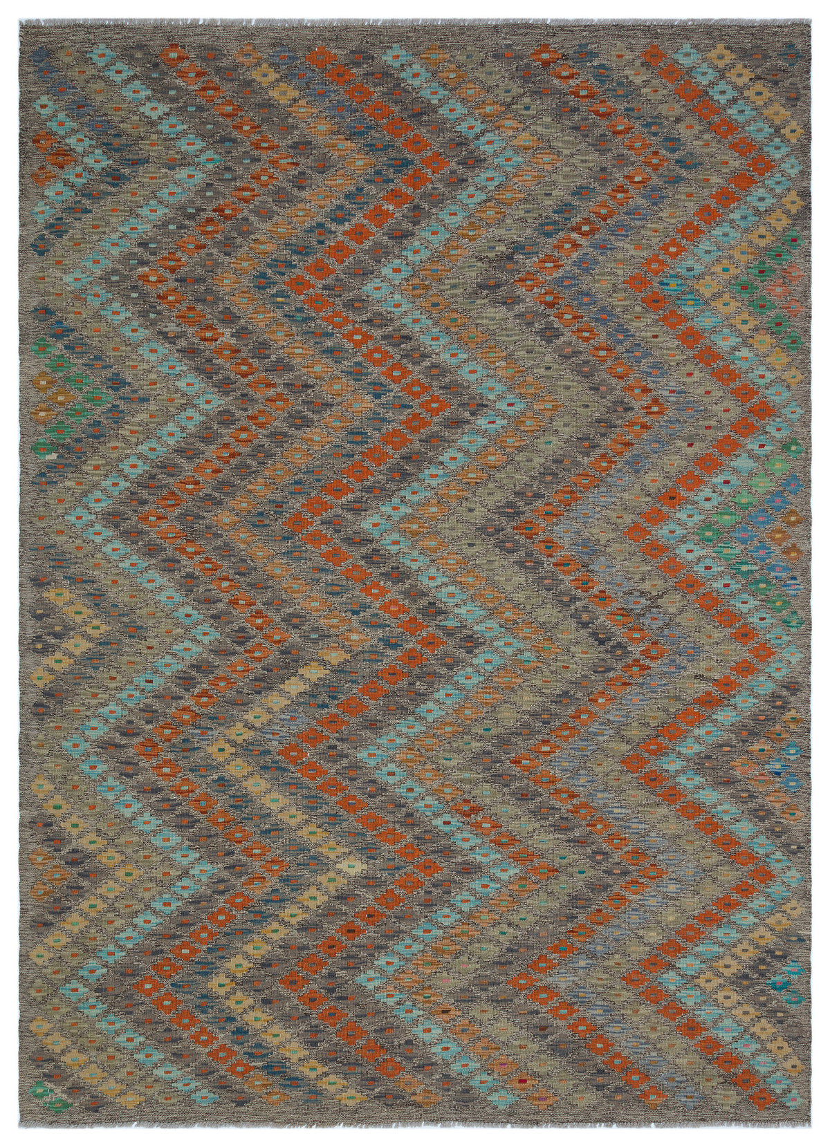 Naturel Over Dyed Kandahar Rug 5&#39;12&#39;&#39; x 8&#39;1&#39;&#39; ft 182 x 246 cm