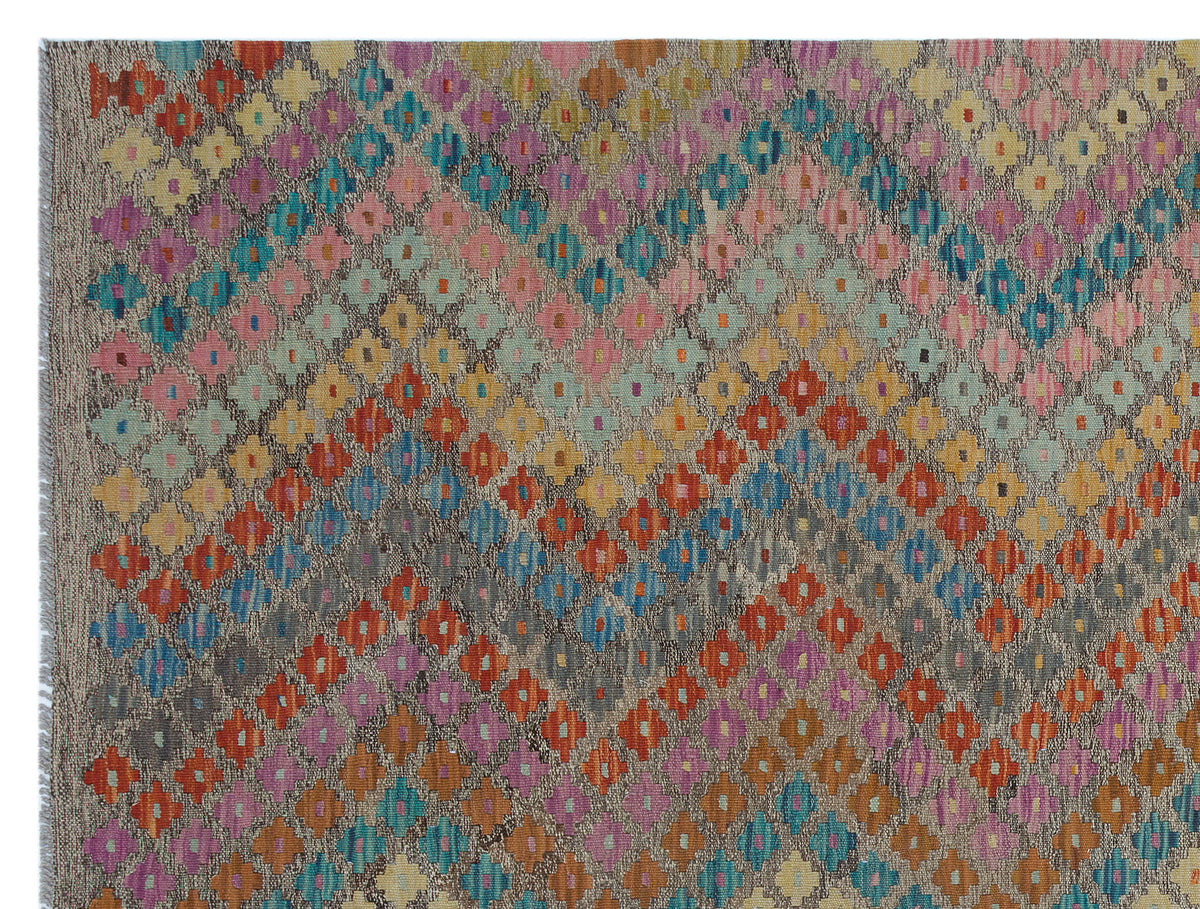 Naturel Over Dyed Kandahar Rug 6&#39;2&#39;&#39; x 8&#39;1&#39;&#39; ft 187 x 246 cm