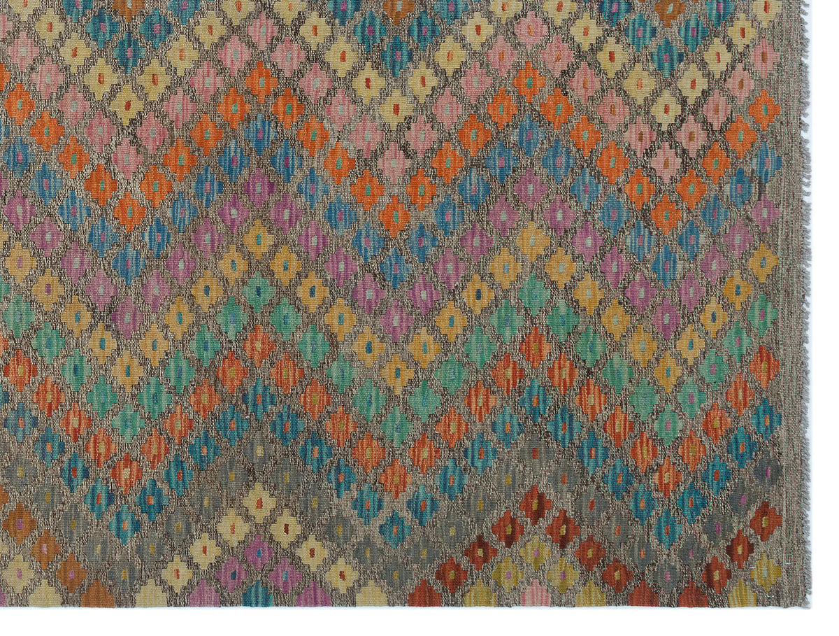 Naturel Over Dyed Kandahar Rug 6&#39;2&#39;&#39; x 8&#39;1&#39;&#39; ft 187 x 246 cm