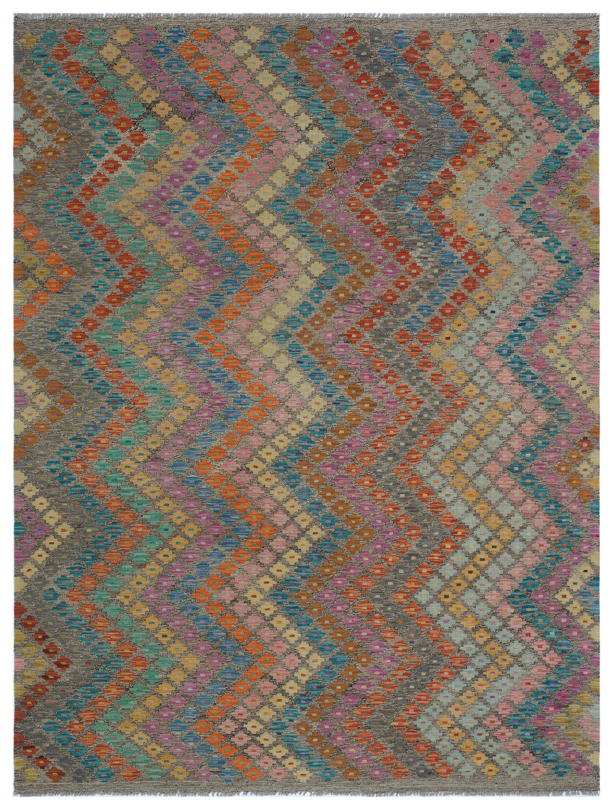 Naturel Over Dyed Kandahar Rug 6&#39;2&#39;&#39; x 8&#39;1&#39;&#39; ft 187 x 246 cm