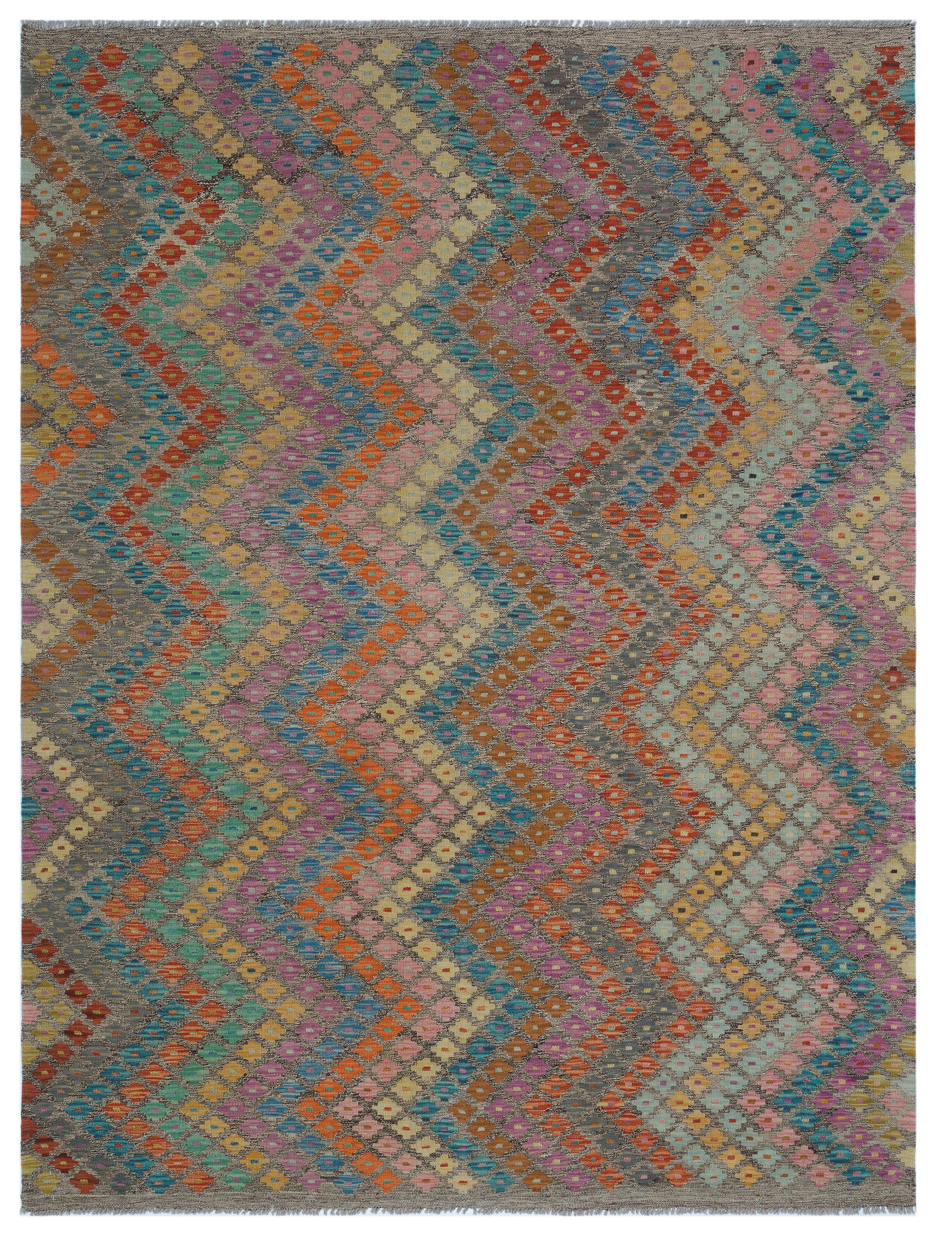Naturel Over Dyed Kandahar Rug 6'2'' x 8'1'' ft 187 x 246 cm
