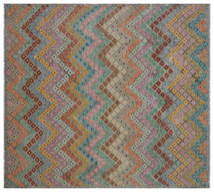 Naturel Over Dyed Kandahar Rug 6'11'' x 7'10'' ft 212 x 239 cm