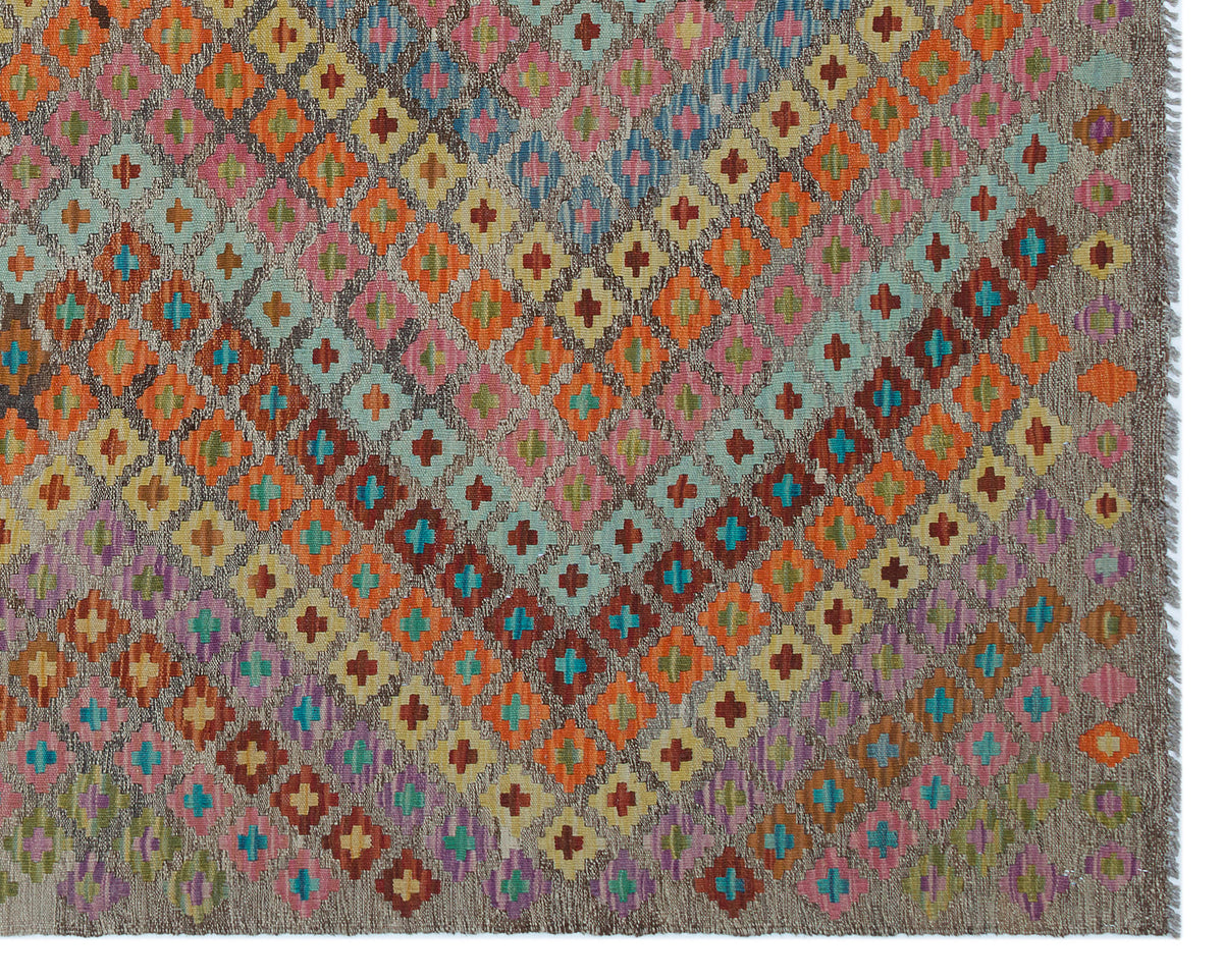 Naturel Over Dyed Kandahar Rug 6&#39;2&#39;&#39; x 7&#39;9&#39;&#39; ft 187 x 235 cm