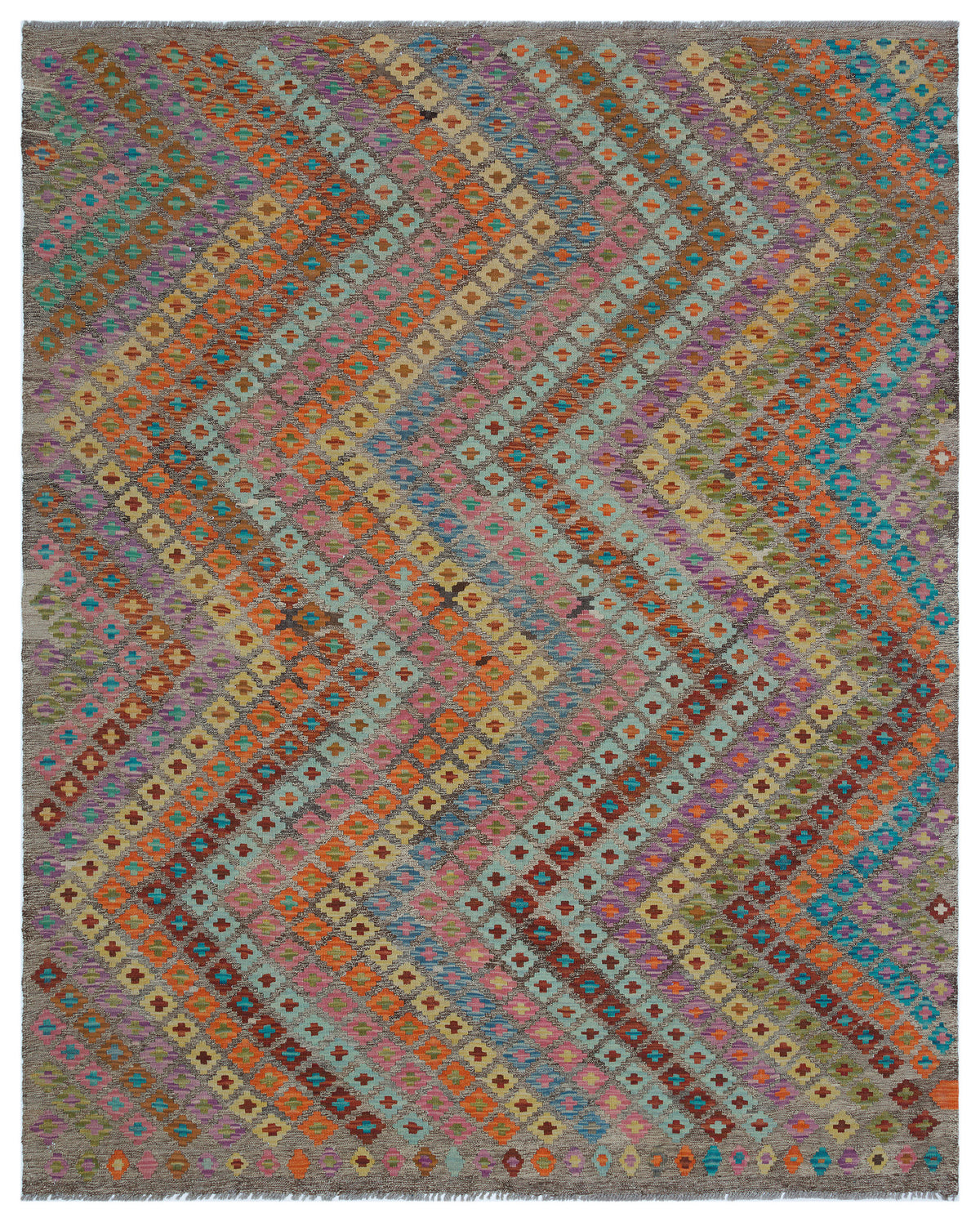 Naturel Over Dyed Kandahar Rug 6&#39;2&#39;&#39; x 7&#39;9&#39;&#39; ft 187 x 235 cm