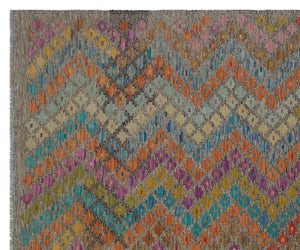 Naturel Over Dyed Kandahar Rug 6'8'' x 7'11'' ft 203 x 242 cm