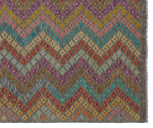 Naturel Over Dyed Kandahar Rug 6'8'' x 7'11'' ft 203 x 242 cm