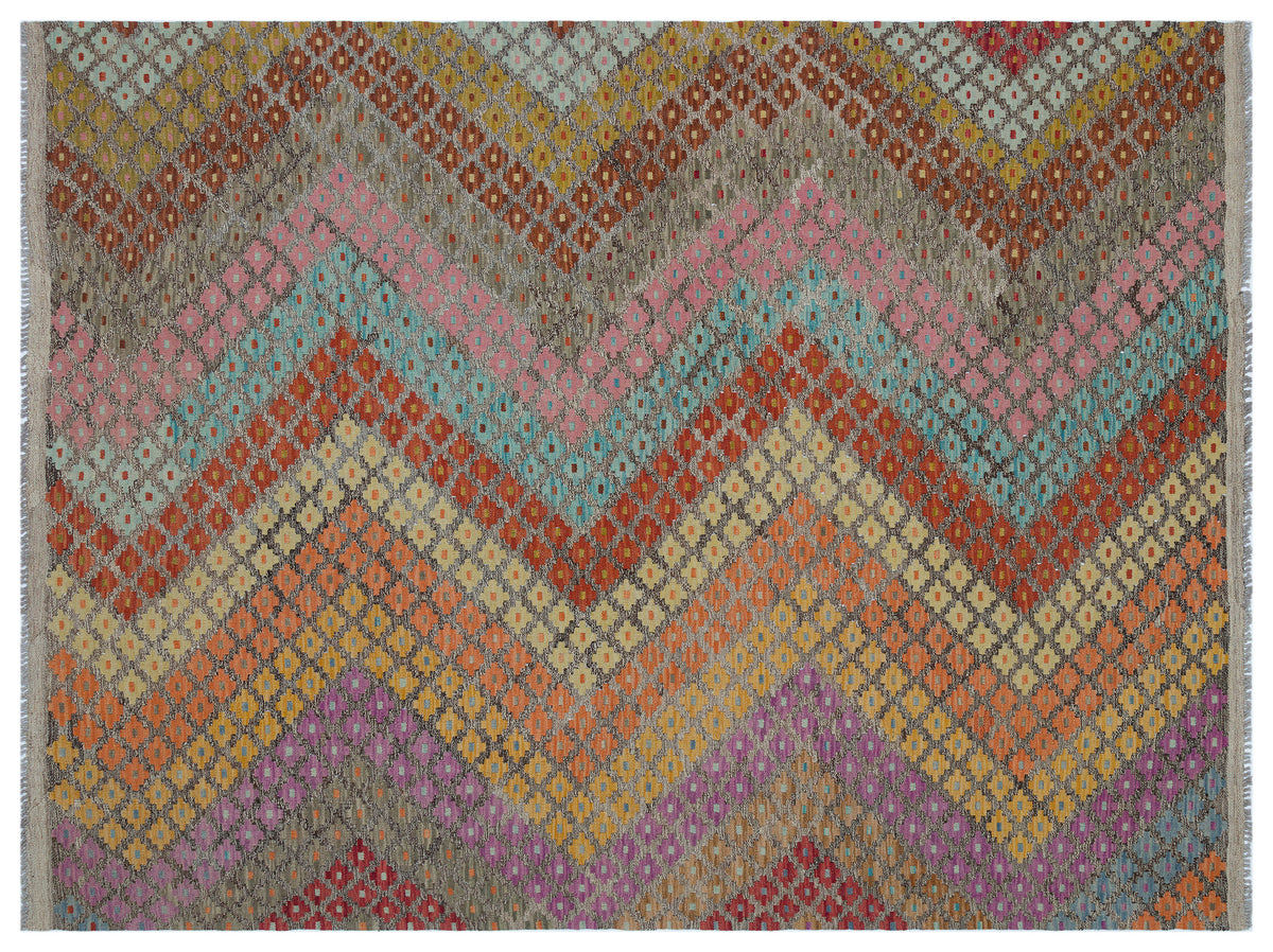 Naturel Over Dyed Kandahar Rug 6&#39;0&#39;&#39; x 7&#39;11&#39;&#39; ft 184 x 242 cm