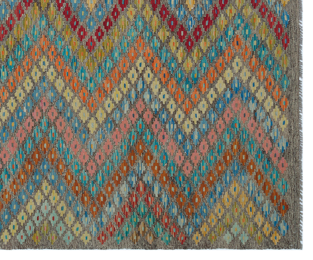 Naturel Over Dyed Kandahar Rug 6&#39;8&#39;&#39; x 8&#39;0&#39;&#39; ft 202 x 245 cm