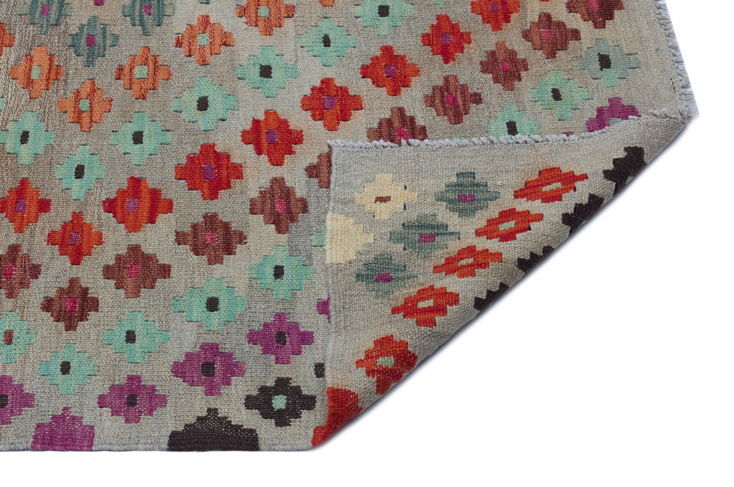 Naturel Over Dyed Kandahar Rug 5'8'' x 8'5'' ft 172 x 256 cm