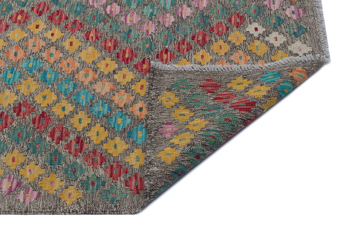 Naturel Over Dyed Kandahar Rug 6&#39;7&#39;&#39; x 8&#39;2&#39;&#39; ft 201 x 249 cm