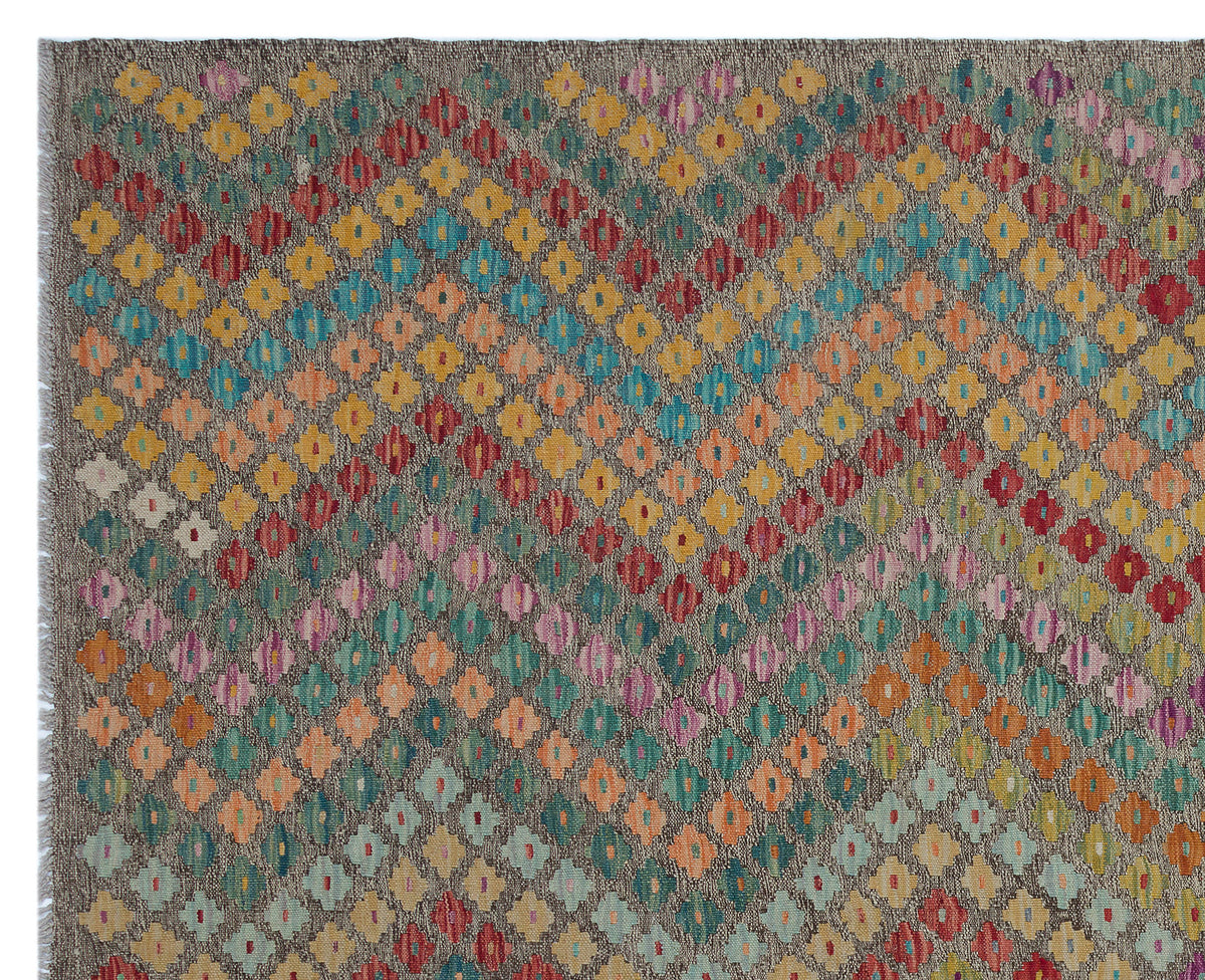 Naturel Over Dyed Kandahar Rug 6&#39;7&#39;&#39; x 8&#39;2&#39;&#39; ft 201 x 249 cm