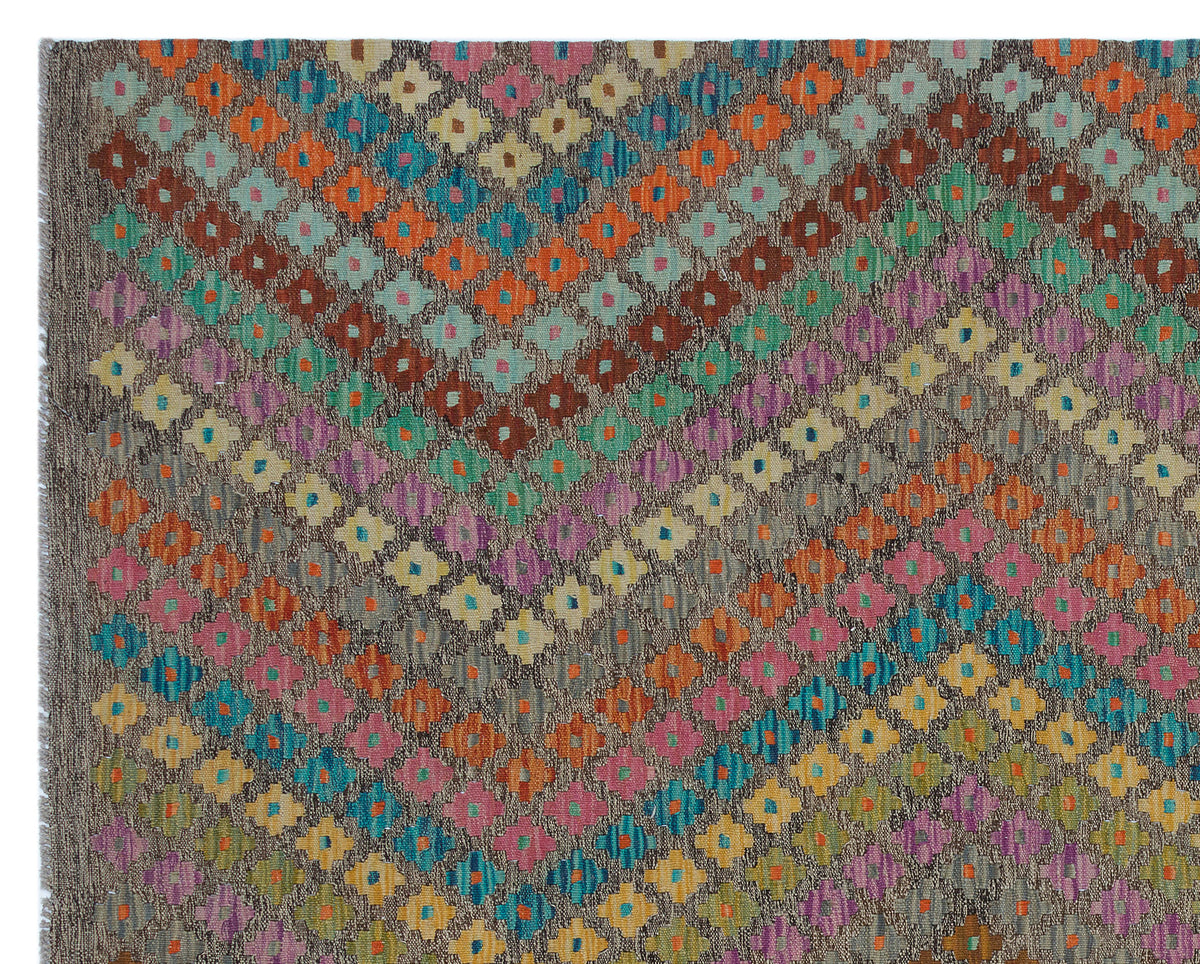 Naturel Over Dyed Kandahar Rug 6&#39;7&#39;&#39; x 8&#39;0&#39;&#39; ft 200 x 245 cm