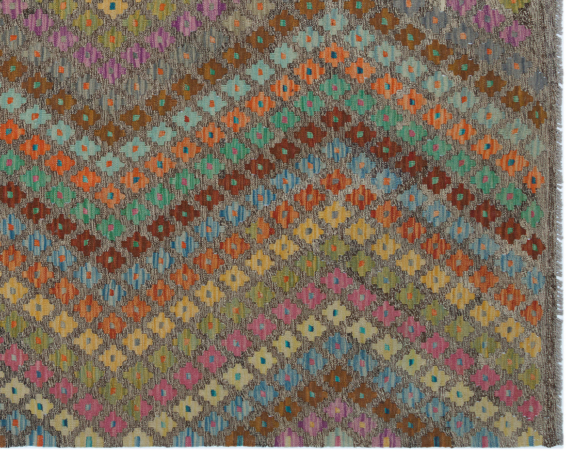 Naturel Over Dyed Kandahar Rug 6&#39;7&#39;&#39; x 8&#39;0&#39;&#39; ft 200 x 245 cm