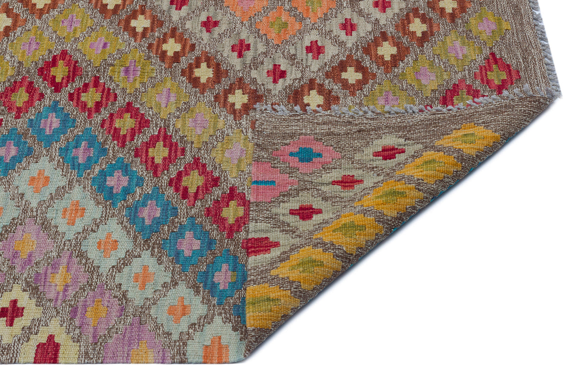 Naturel Over Dyed Kandahar Rug 6&#39;8&#39;&#39; x 8&#39;3&#39;&#39; ft 202 x 251 cm