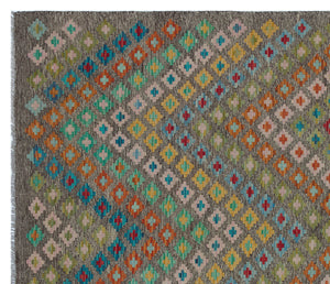 Naturel Over Dyed Kandahar Rug 6'10'' x 7'11'' ft 209 x 242 cm