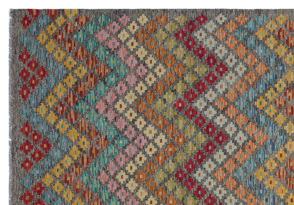 Naturel Over Dyed Kandahar Rug 6&#39;2&#39;&#39; x 8&#39;7&#39;&#39; ft 189 x 262 cm