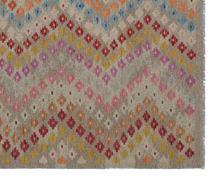 Naturel Over Dyed Kandahar Rug 6'9'' x 7'12'' ft 206 x 243 cm