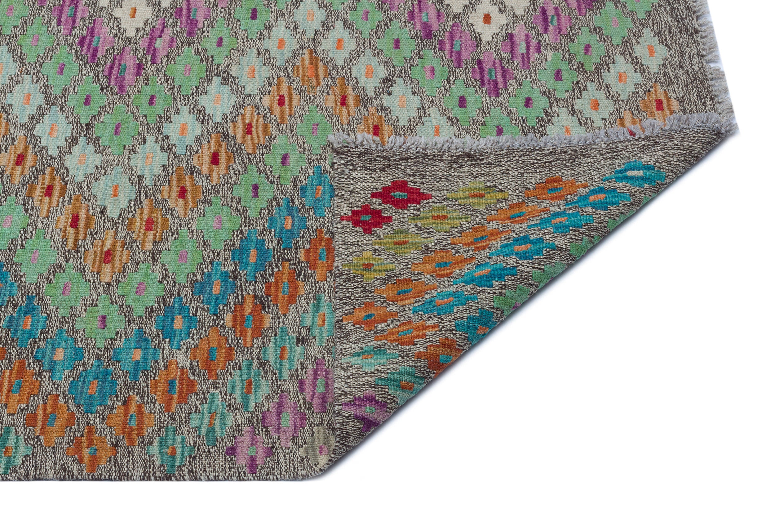 Naturel Over Dyed Kandahar Rug 5'9'' x 8'2'' ft 175 x 249 cm