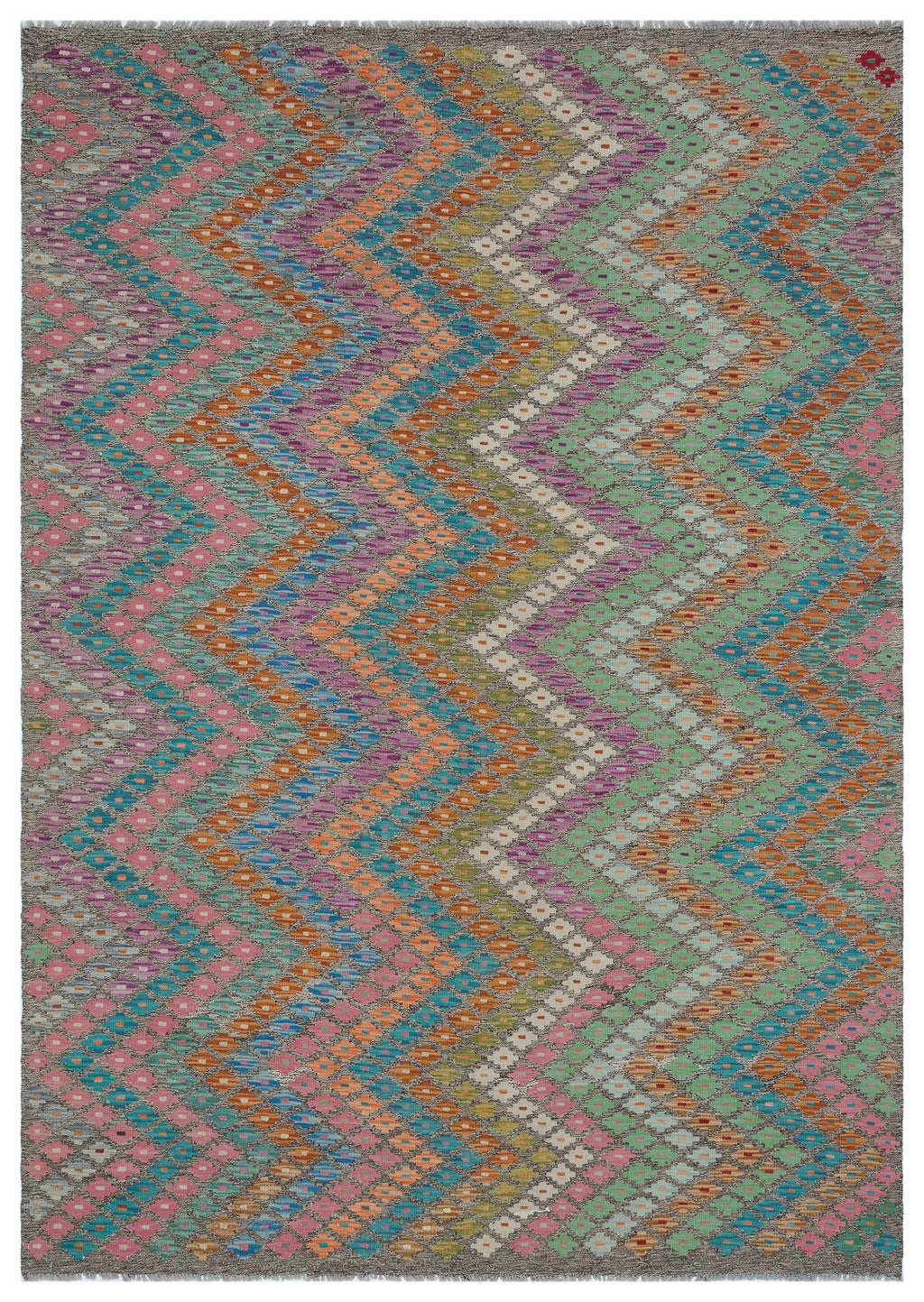 Naturel Over Dyed Kandahar Rug 5'9'' x 8'2'' ft 175 x 249 cm