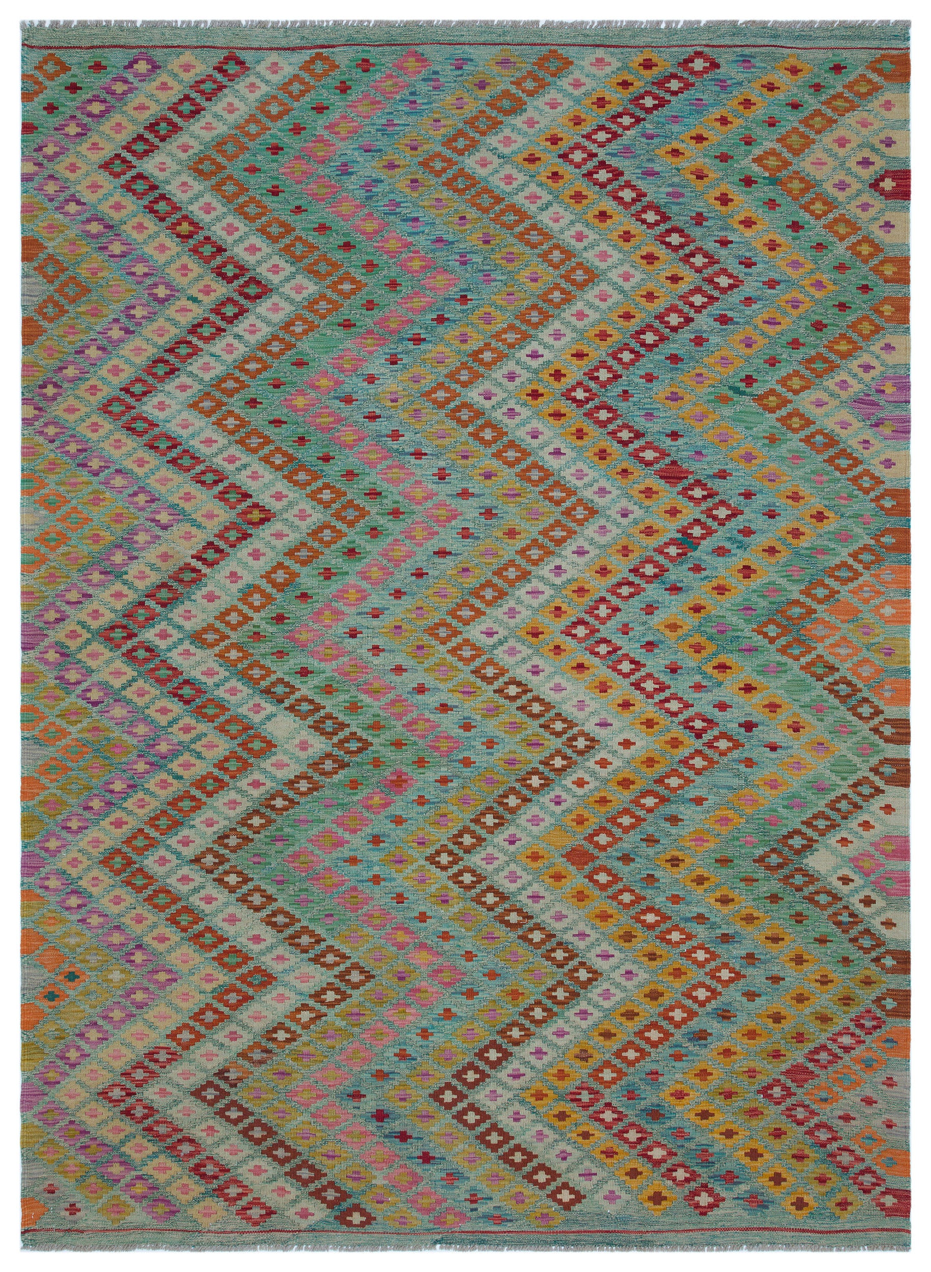 Naturel Over Dyed Kandahar Rug 5'11'' x 8'2'' ft 181 x 250 cm