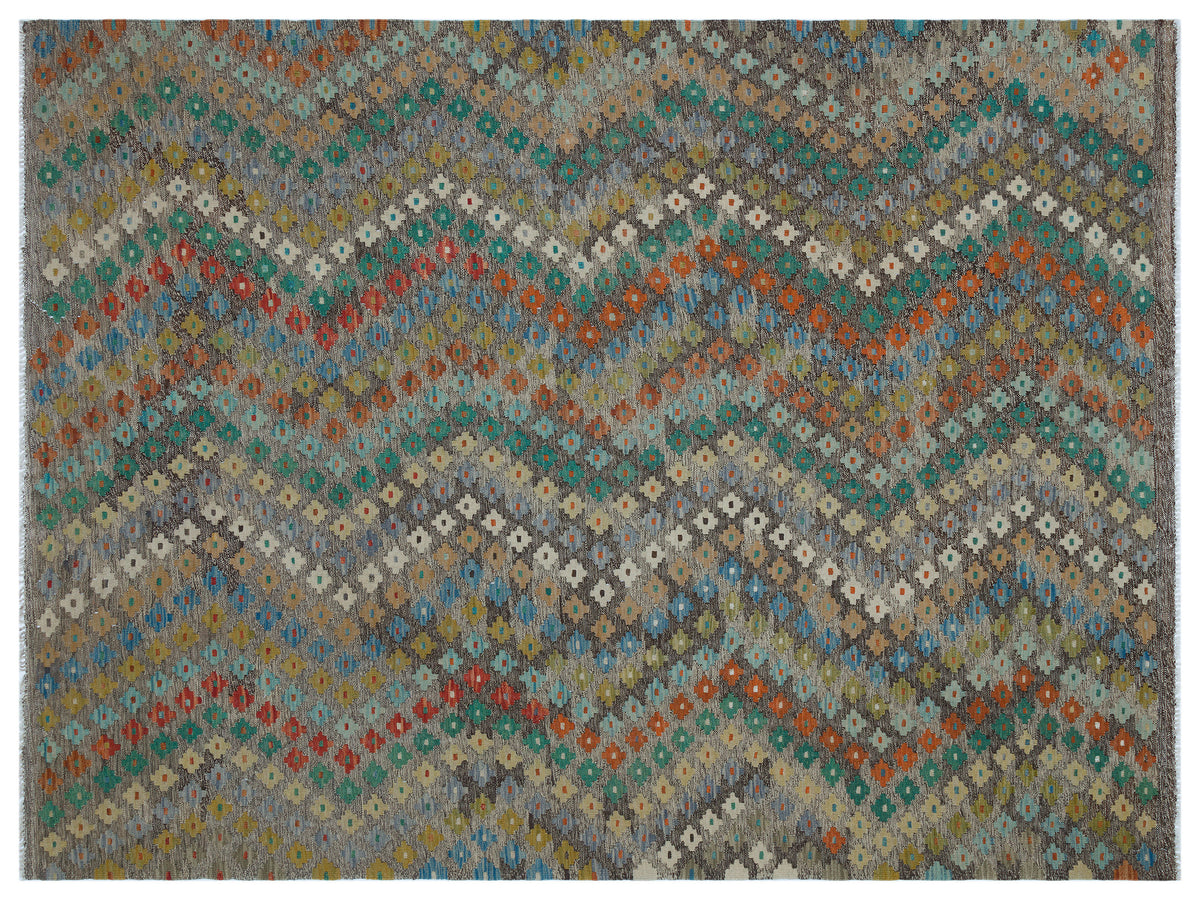 Naturel Over Dyed Kandahar Rug 6&#39;2&#39;&#39; x 8&#39;0&#39;&#39; ft 188 x 245 cm
