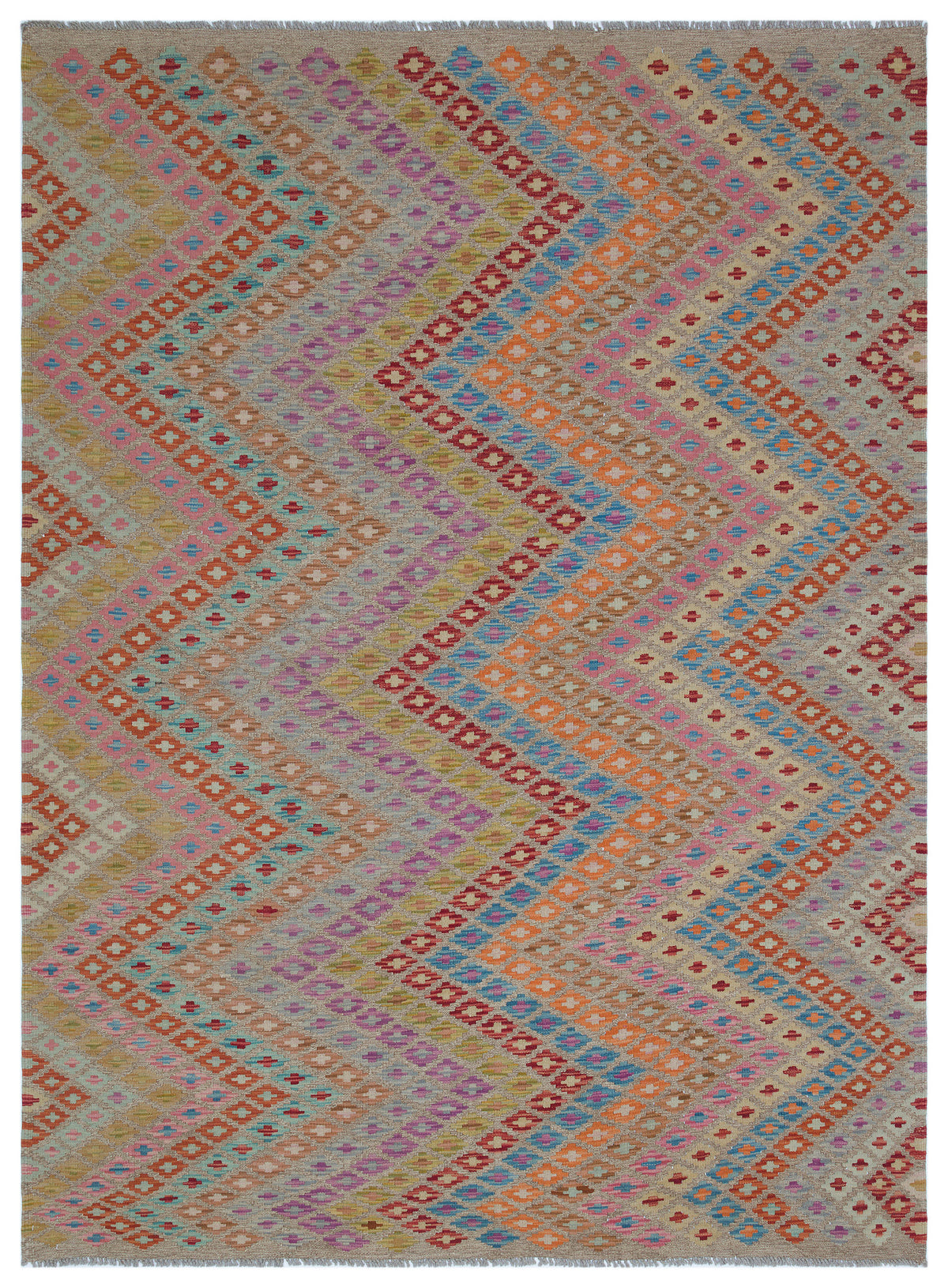Naturel Over Dyed Kandahar Rug 5&#39;11&#39;&#39; x 8&#39;0&#39;&#39; ft 181 x 244 cm