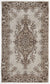 Beige Over Dyed Vintage Rug 3'10'' x 6'9'' ft 118 x 205 cm