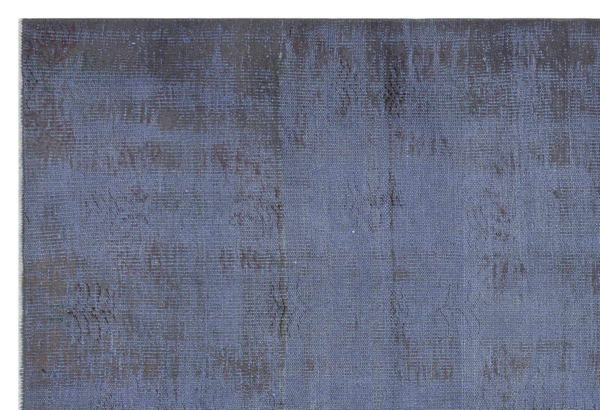 Distressed Gray Over Dyed Vintage Rug 6&#39;0&#39;&#39; x 8&#39;9&#39;&#39; ft 183 x 267 cm