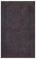 Gray Over Dyed Vintage Rug 6'1'' x 10'0'' ft 185 x 305 cm