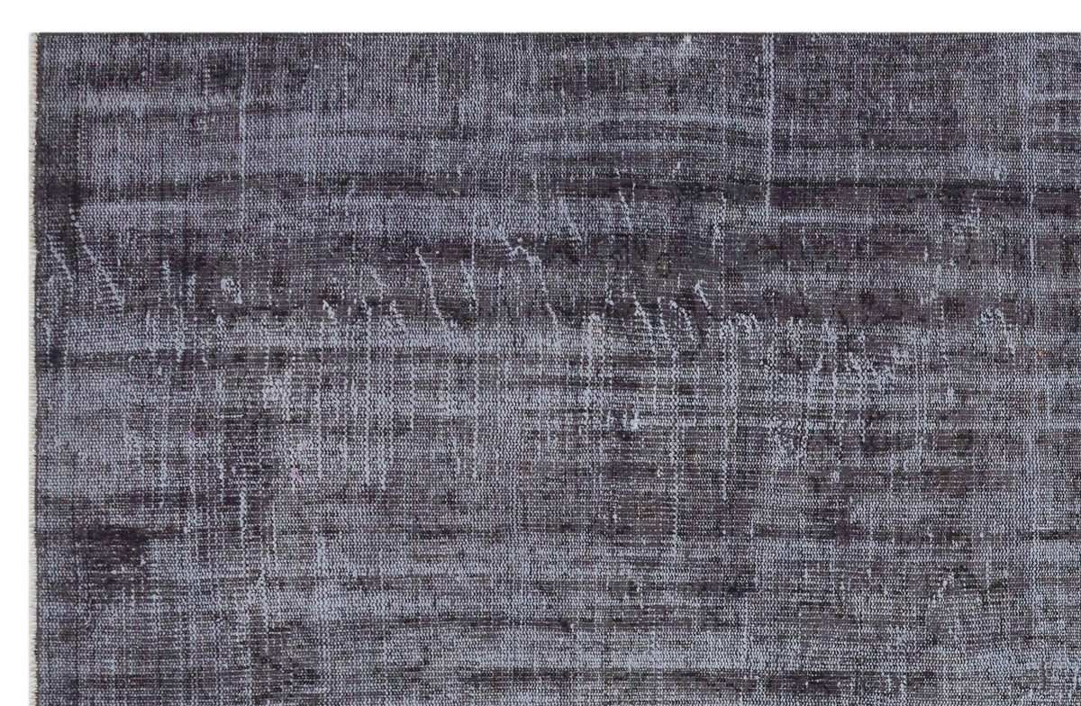 Gray Over Dyed Vintage Rug 6&#39;0&#39;&#39; x 9&#39;1&#39;&#39; ft 184 x 276 cm