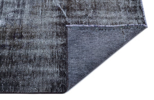 Gray Over Dyed Vintage Rug 5'11'' x 8'5'' ft 181 x 257 cm