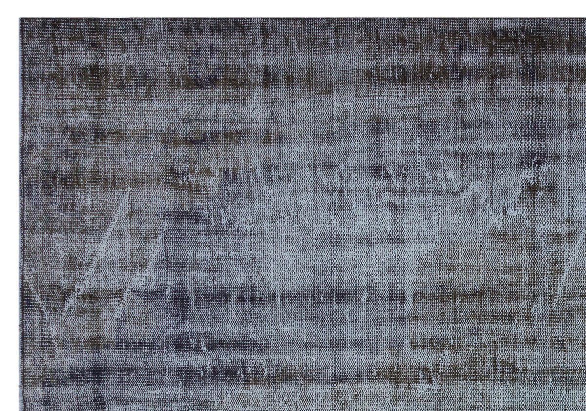 Gray Over Dyed Vintage Rug 5&#39;11&#39;&#39; x 8&#39;5&#39;&#39; ft 181 x 257 cm