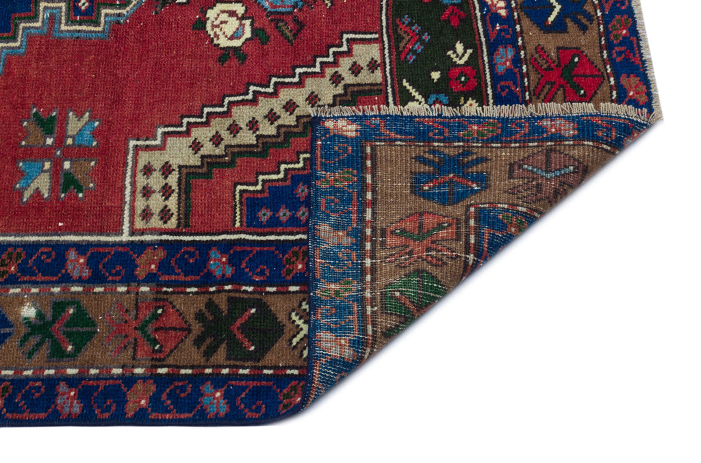 Natural Anatolium Turkish Vintage Rug 3'3'' x 5'10'' ft 98 x 177 cm