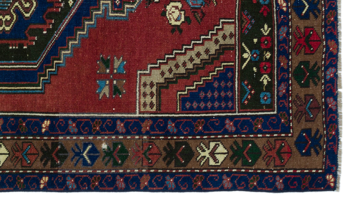 Natural Anatolium Turkish Vintage Rug 3&#39;3&#39;&#39; x 5&#39;10&#39;&#39; ft 98 x 177 cm