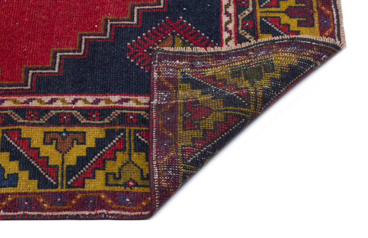 Natural Anatolium Turkish Vintage Rug 3&#39;10&#39;&#39; x 7&#39;9&#39;&#39; ft 117 x 236 cm
