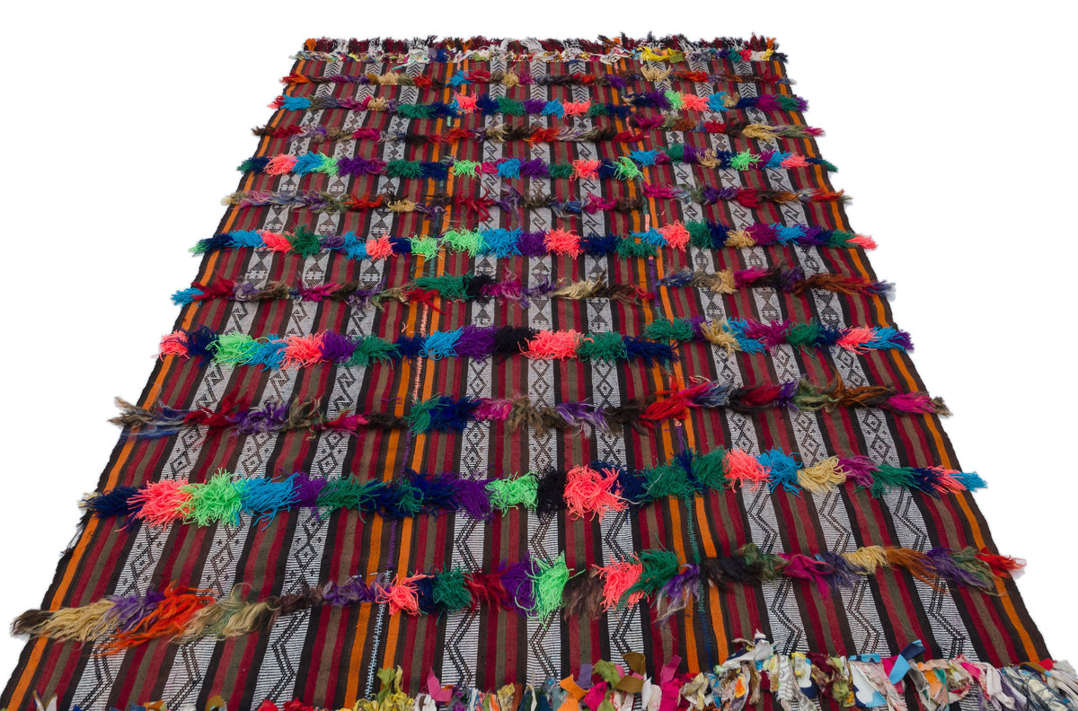 Anatolium Turkish Vintage Multicolor Area Rug 5&#39;7&#39;&#39; x 9&#39;6&#39;&#39; ft 170 x 290 cm