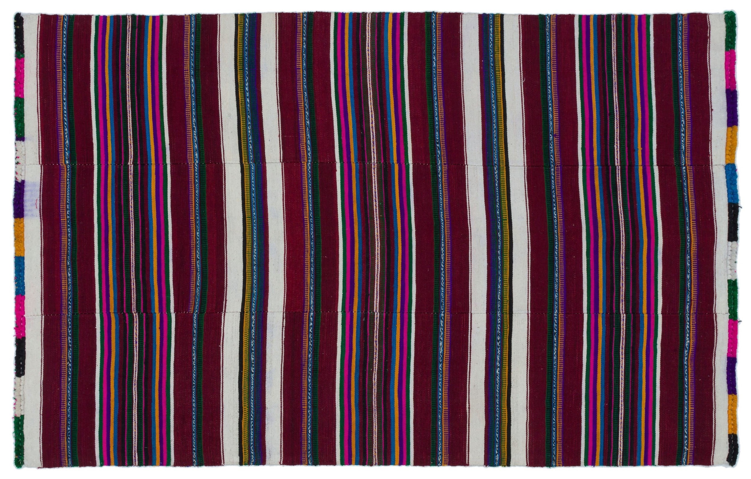 Natural Chaput Kilim Rug 4'1'' x 6'5'' ft 124 x 195 cm