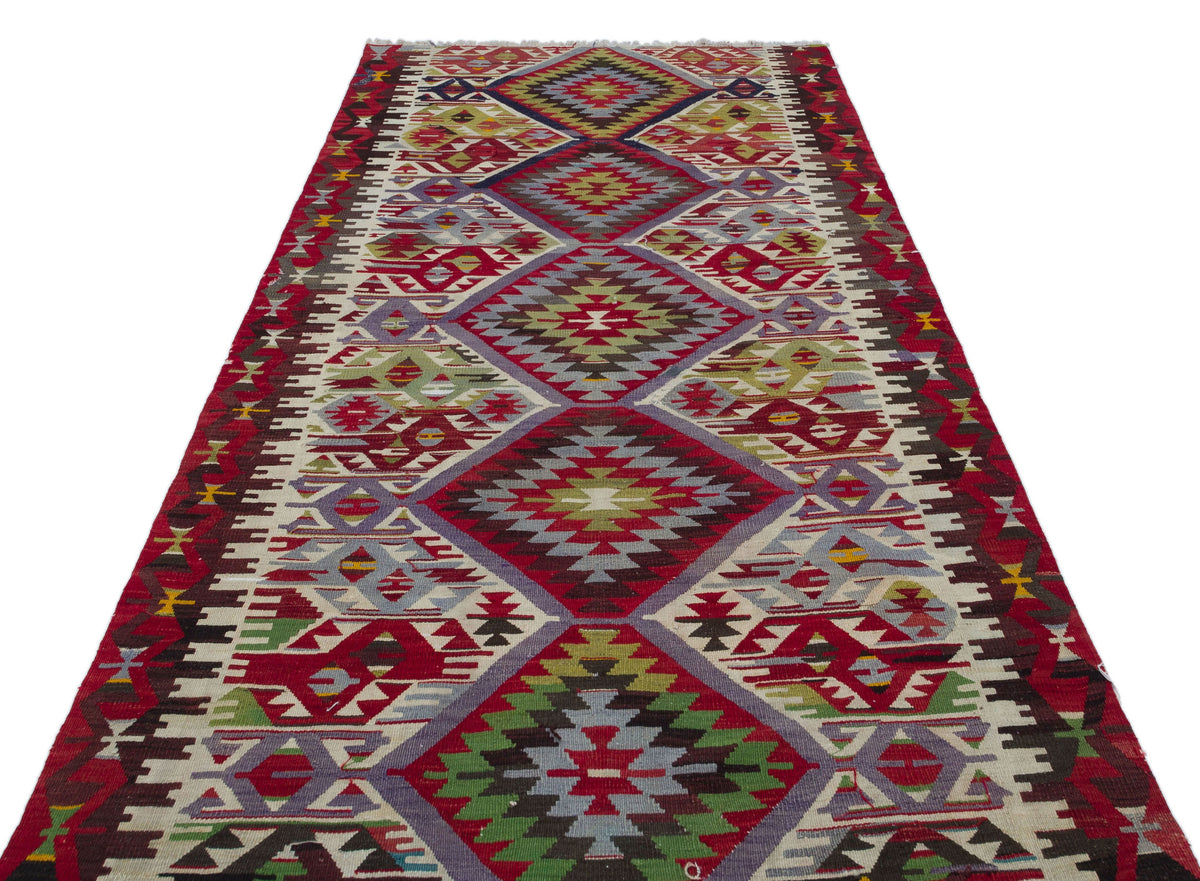 Natural Anatolium Turkish Vintage Runner 4&#39;11&#39;&#39; x 10&#39;2&#39;&#39; ft 150 x 310 cm
