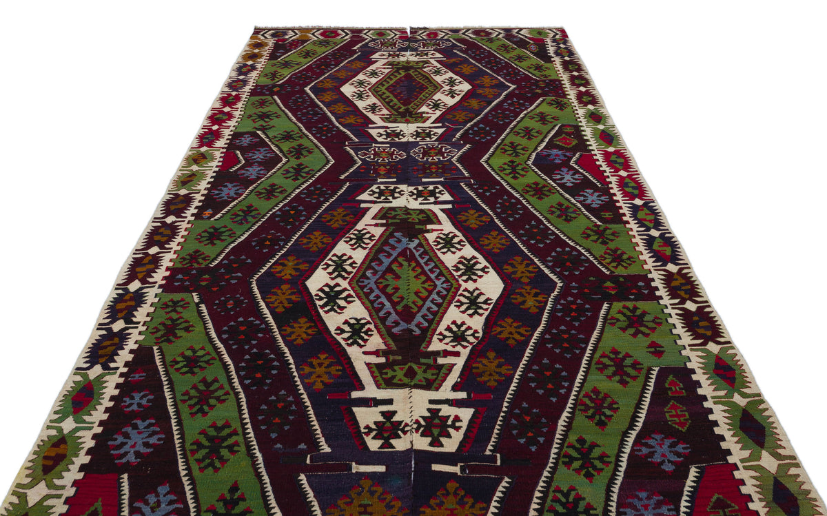 Natural Anatolium Turkish Vintage Rug 6&#39;0&#39;&#39; x 10&#39;6&#39;&#39; ft 183 x 320 cm