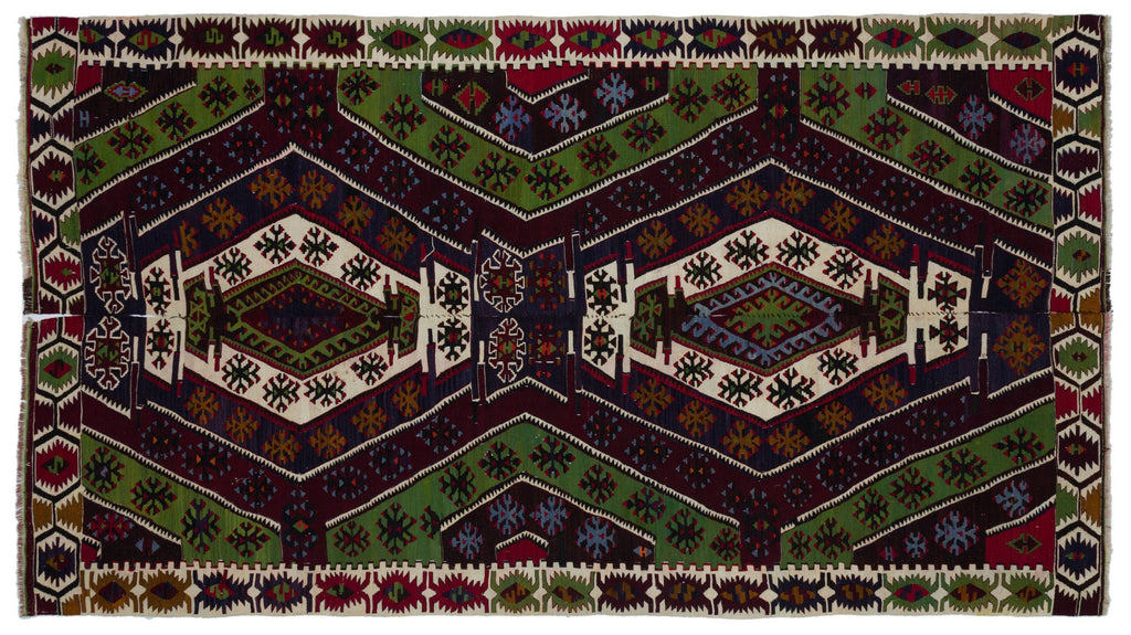 Natural Anatolium Turkish Vintage Rug 6'0'' x 10'6'' ft 183 x 320 cm