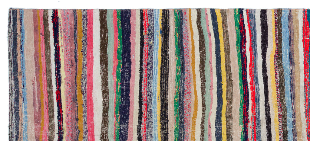 Chaput Over Dyed Kilim Rug 5'6'' x 12'3'' ft 167 x 373 cm