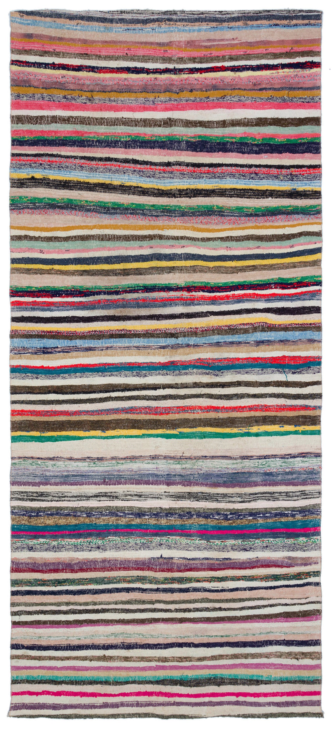 Chaput Over Dyed Kilim Rug 5'6'' x 12'3'' ft 167 x 373 cm
