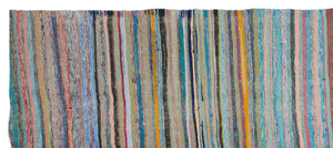 Chaput Over Dyed Kilim Rug 4'10'' x 11'1'' ft 148 x 337 cm