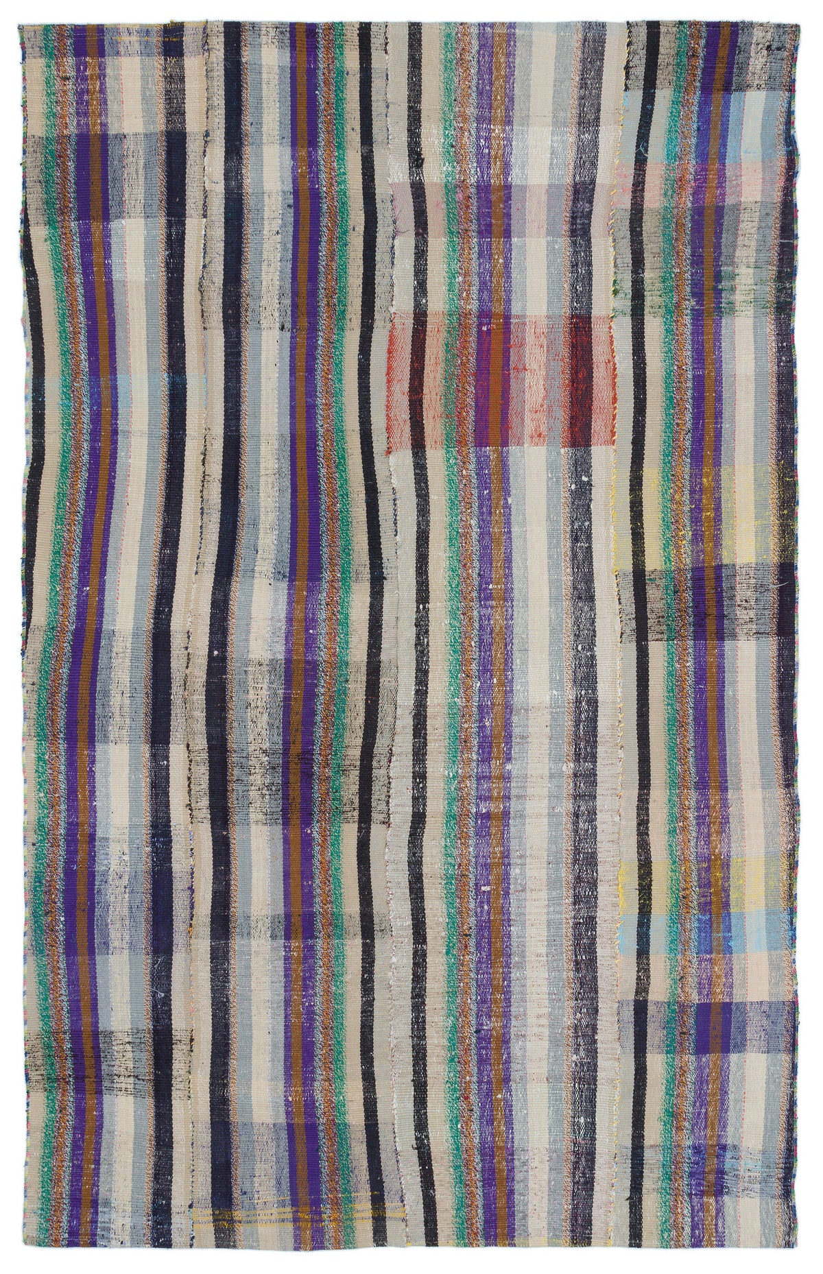 Chaput Over Dyed Kilim Rug 4&#39;10&#39;&#39; x 7&#39;7&#39;&#39; ft 147 x 230 cm