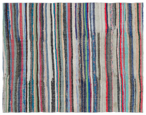 Chaput Over Dyed Kilim Rug 5'10'' x 7'5'' ft 177 x 225 cm