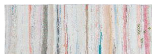 Chaput Over Dyed Kilim Rug 3'4'' x 9'9'' ft 102 x 296 cm