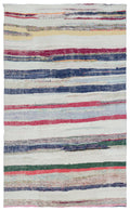 Chaput Over Dyed Kilim Rug 4'9'' x 7'7'' ft 144 x 232 cm