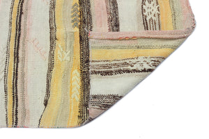 Chaput Over Dyed Kilim Rug 3'6'' x 8'8'' ft 107 x 265 cm